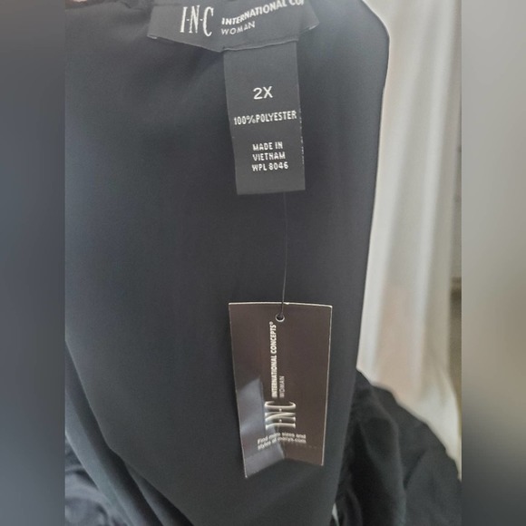 Plus Size I.N.C. Popsicle Off Shoulder Top - Picture 6 of 6